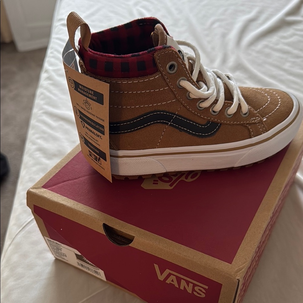 Vans Brown High-Top Sneakers